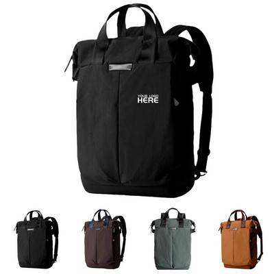 Convertible Backpack Tote With Padded Laptop Sleeve