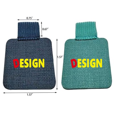 Magnetic Pu Leather Pen Clip Holder