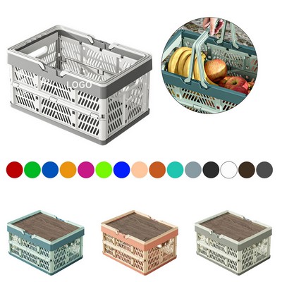 "Foldable Picnic Lunch Basket Set "