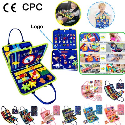 Montessori Toys for 1 2 3 Year Old Birthday Gift Felt book