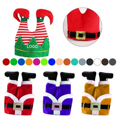 Holiday Cheer Santa Pants Hat