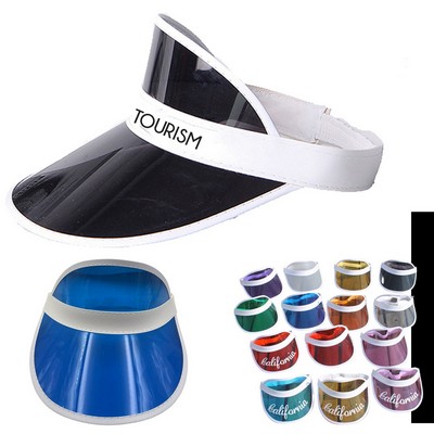 Transparent Plastic Sun Visor Cap