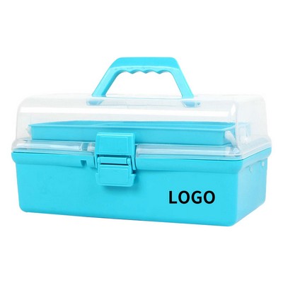 Three-layer Plastic Storage Box