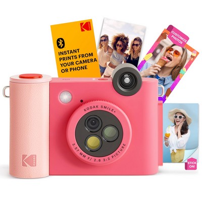 KODAK Smile+ 2-in-1 Digital Instant Print Camera & Wireless Bluetooth Photo Printer - 10MP, Speci...