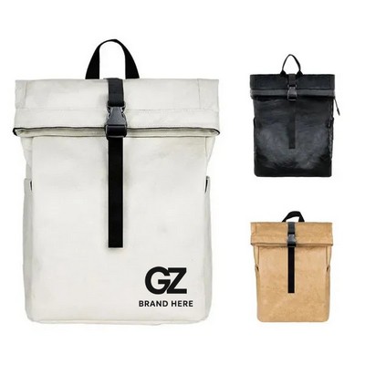 Dupont Paper Rolling Top Backpack