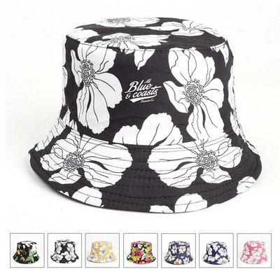 Folk Style Flower Fisherman Hat