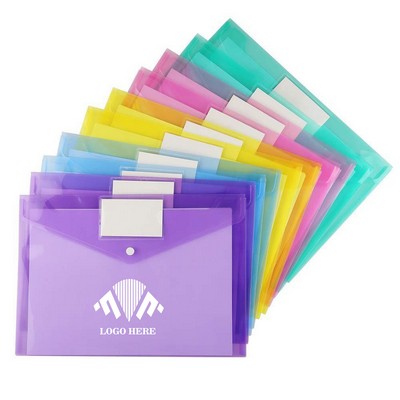 File Envelopes With Label Pocket And Snap Button