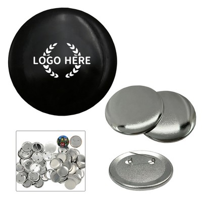 Round Button Pin Badge Brooch