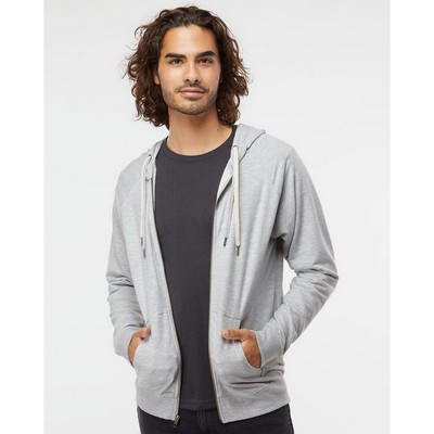 Independent Trading Co. Unisex Icon Lightweight Loopback Terry Full-Zip Hooded Sweatshirt - SS1000Z