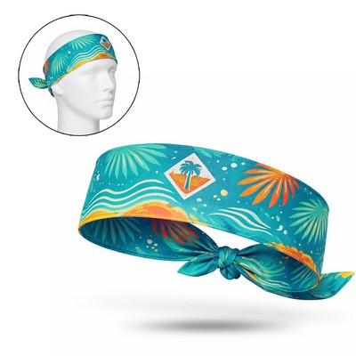 Custom Full Color Tieback Headband
