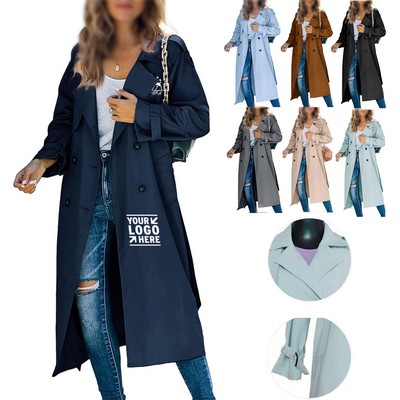 Elegant Women's Long Wool Coat