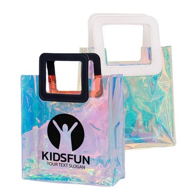 Holographic PVC Tote Bag Customizable