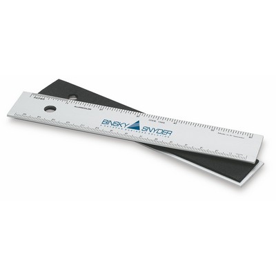 6" Non-Slip Straight Edge Aluminum Ruler