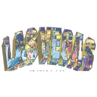 Las Vegas Collage Maxi Magnet (6 Square Inch)