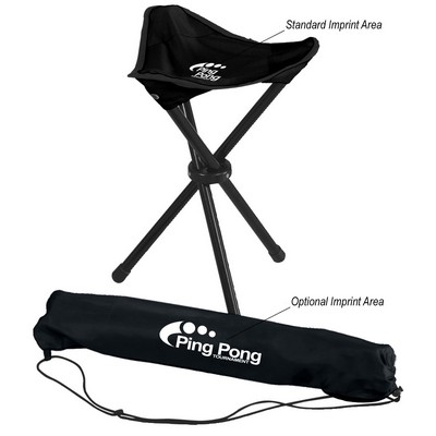 Rpet Folding Tripod Stool With Carrying Bag