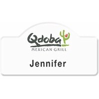 Promotional Badges / Rectangle with Top Arch (2 3/4"x1 1/2")