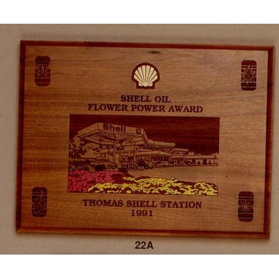 5-1/2"x11" Walnut Plaque