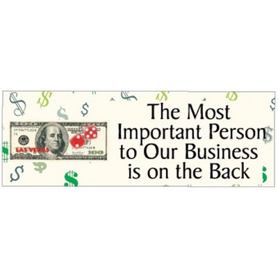 Las Vegas Dice $100 Bill Panoramic Photo Hand Mirror (1 5/8"x4 5/8")