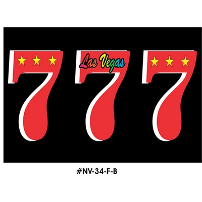 Triple 7's Rectangle Badge w/ Bar Pin (2"x3")