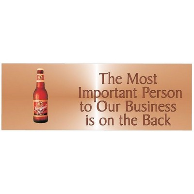 Beer Bottle Panoramic Photo Hand Mirror (1 5/8"x4 5/8")