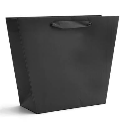 Paper Trapezoid Eurototes Bag (13"- 9" x 4" x 10")