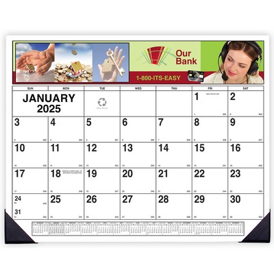 Custom 4 Color Desk Pad Calendar