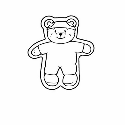 Magnet - Bear w/Clothing - Full Color