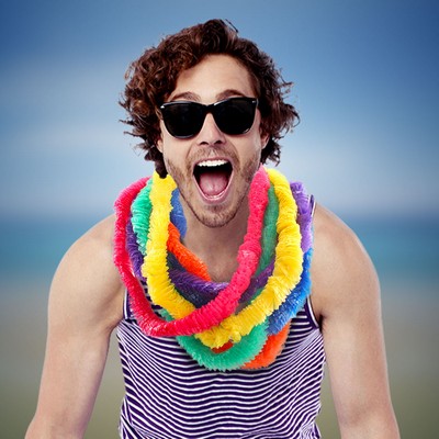 Assorted Solid Color Leis (1"x36")