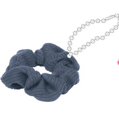 Scrunchie Promotional Key Chain w/ Black Back (10 Square Inch)