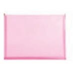 Red Poly Envelope w/Zipper Closure