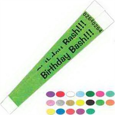 Blank Duplicate Numbered Tyvek Wristband (3/4"x10")