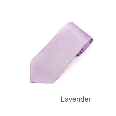 Men's Solid Silk Neck Tie