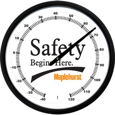 14" Round Thermometer