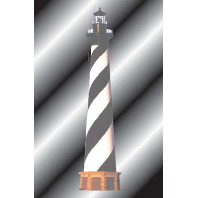 Lighthouse Metal Photo Magnet (2 1/2"x2 1/2")