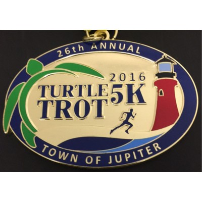 2 1/2" Die Struck Medal