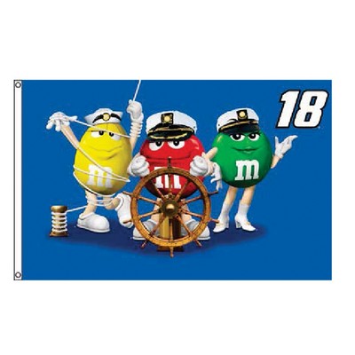 Custom Digital Nylon Double Face Flag w/Tyvek® Innerliner (6'x10')