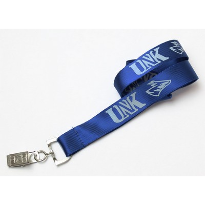 5/8" Navy Blue Nylon Lanyard (15 Mil)