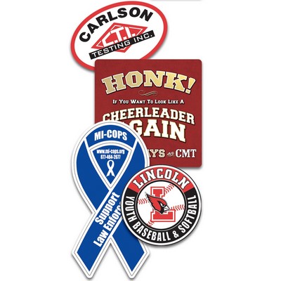 24" - 28" Square Inch Custom Shape Outdoor/Car Magnets