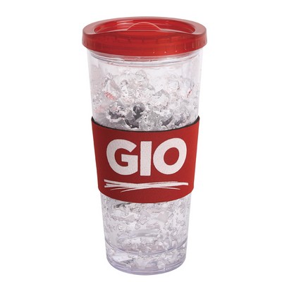 16 Oz. Freezer / Soft Sleeve Grip Tumbler