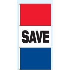 Single Faced Free Flying Drape Flags (Save)