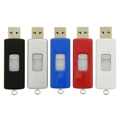 Retractable USB Flash Drive - 4GB