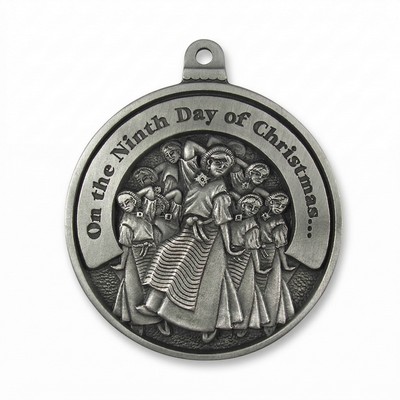 Twelve Days of Christmas Mini Ornament (Day 9 - Nine Ladies Dancing)