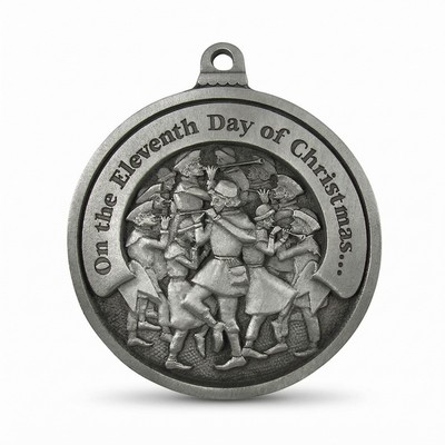 Twelve Days of Christmas Mini Ornament (Day 11 - Eleven Pipers Piping)