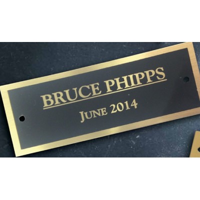 Brass Name Plates 4"x12"