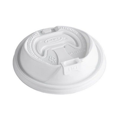 12 Oz. - 20 Oz. Insulated Paper Cup Lid, White