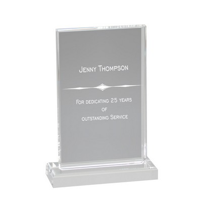 Rectangle Clear Acrylic on Base