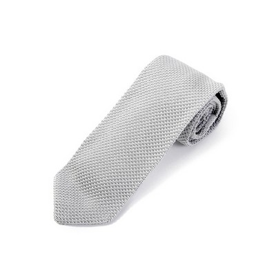 Men's Solid Polyester Knitted Necktie