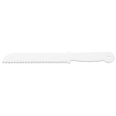 12" White Serrated Bread Knife