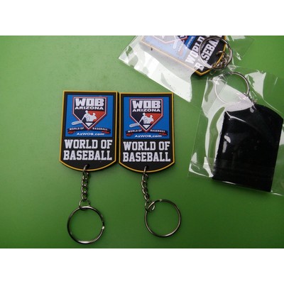 2" Custom 3D PVC Keychain