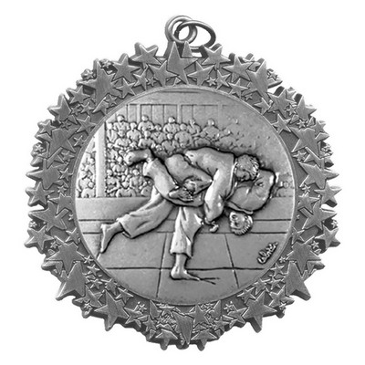 Stock Star Border 2 3/4" Medal- Judo
